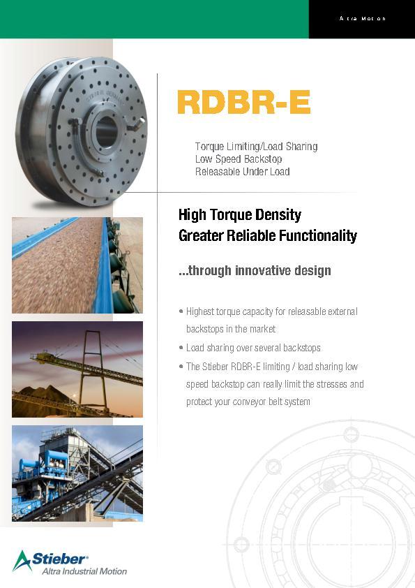 (A4) RDBR-E Low Speed Backstop